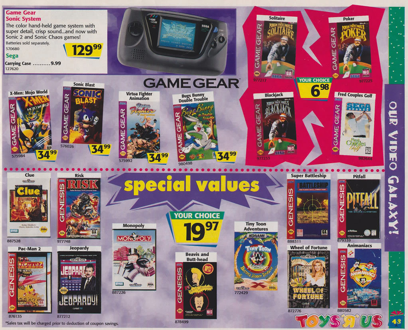 Illustration for article titled Toys R' Us' Christmas 1996 Catalogue Is A Historic Wonderland